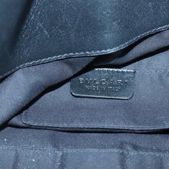 BVLGARI Chandra Hand Bag Enamel 2way Yellow Gold Auth 125921 - Picture 10 of 16